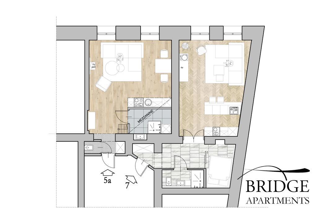 קרקוב Bridge Apartments מראה חיצוני תמונה